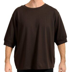 Scuderia Ferrari Men's Black Crewneck Short Sleeve T-Shirt US 2XL IT 56